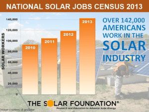 Solar Jobs Census Graphic