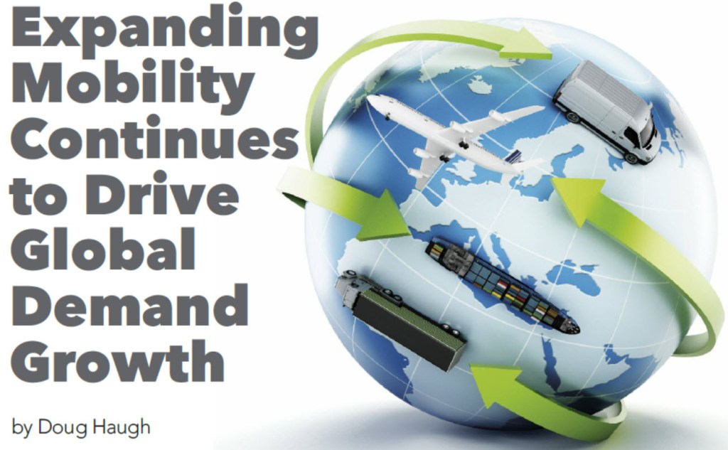 Expanding Mobility Continues to Drive Global Demand&nbsp;Growth
